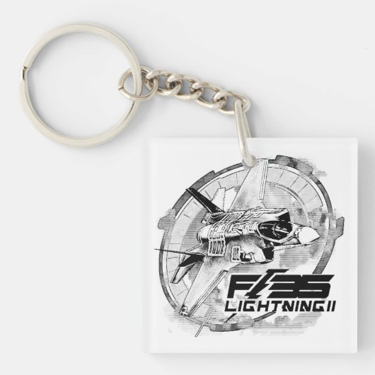 F-35 bliksem II Sleutelhanger (Voorkant)