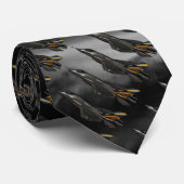 F-35 bliksem II-Stropdassen Stropdas (Opgerold)