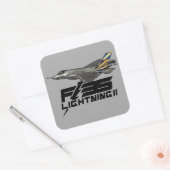 F-35 bliksem II Vierkante Sticker (Envelop)