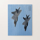 F-35 en F-22 Vuurjet Legpuzzel (Verticaal)