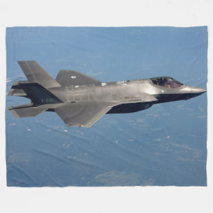 F-35 FIGHTER FLEECE DEKEN