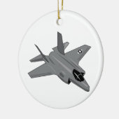 F-35 KERAMISCH ORNAMENT (Links)