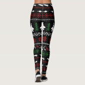 F-35 Kerstmis-leggings Leggings (Achterkant)