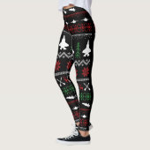 F-35 Kerstmis-leggings Leggings (Links)