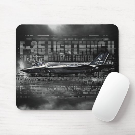 F-35 Lightning II Mousepad Muismat (Met muis)