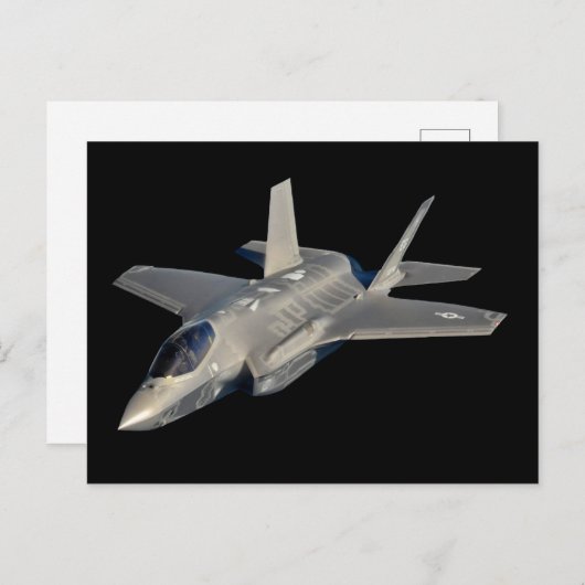 F-35 Lightning II Panther Jet Fighter Briefkaart (Voorkant / Achterkant)