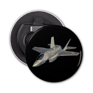 F-35 Lightning II Panther Jet Fighter Button Flesopener