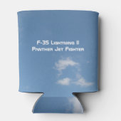 F-35 Lightning II Panther Jet Fighter in Sky Blikjeskoeler (Achterkant)