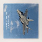 F-35 Lightning II Panther Jet Fighter in Sky Legpuzzel (Horizontaal)