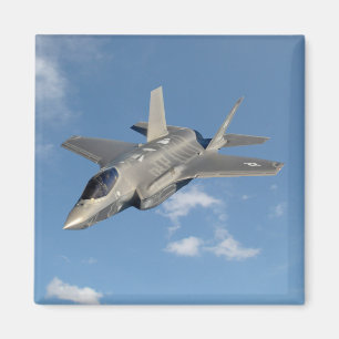 F-35 Lightning II Panther Jet Fighter in Sky Magneet