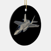 F-35 Lightning II Panther Jet Fighter Keramisch Ornament (Rechts)