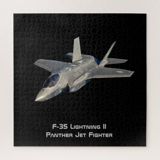 F-35 Lightning II Panther Jet Fighter Legpuzzel (Verticaal)