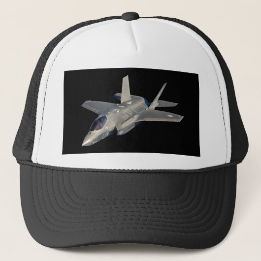 F-35 Lightning II Panther Jet Fighter Trucker Pet (Voorkant)