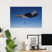 F-35 Lightning II Vliegtuig Poster (Thuiskantoor)