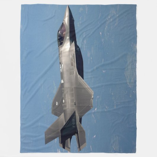 F-35 VECHTER FLEECE DEKEN (Voorkant)