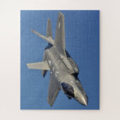 F-35A bliksem II Joint Strike Fighter 58 Legpuzzel (Verticaal)