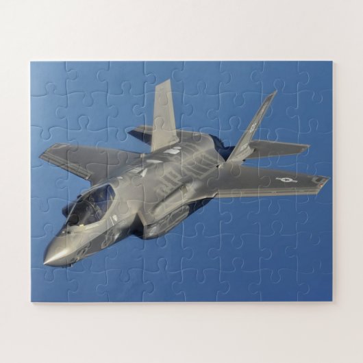 F-35A bliksem II Joint Strike Fighter 58 Legpuzzel (Horizontaal)