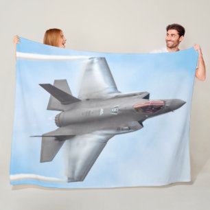 F-35A LICHTING II FLEECE DEKEN