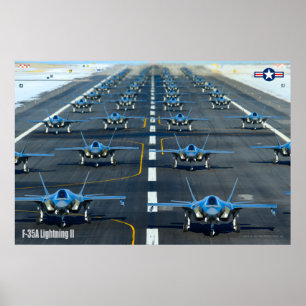 F-35A LICHTING II POSTER