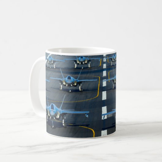 F-35A LIGHTNING II Elephant Walk Mug (Devant gauche)