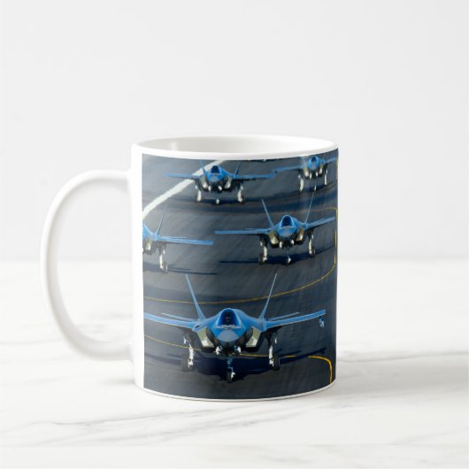 F-35A LIGHTNING II Elephant Walk Mug (Gauche)