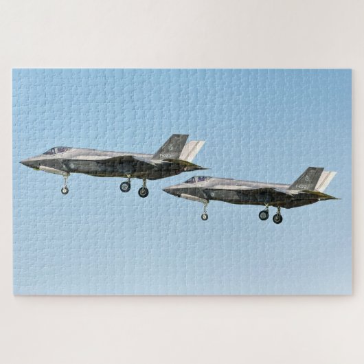 F-35A Lightning II formatievlucht Legpuzzel (Horizontaal)