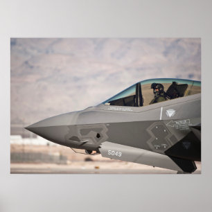 F-35A Lightning II-Vliegtuig Poster
