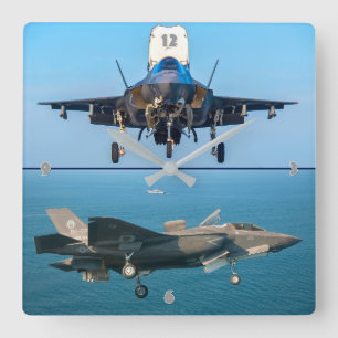 F-35B LICHTING II VIERKANTE KLOK