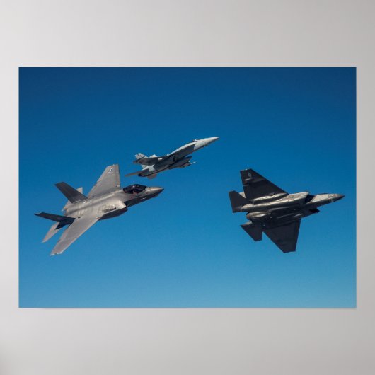 F-35C bliksem II Poster (Voorkant)