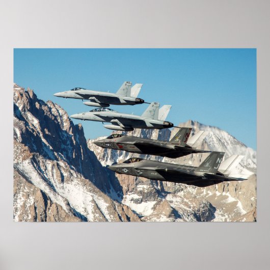 F-35C bliksem II Poster (Voorkant)
