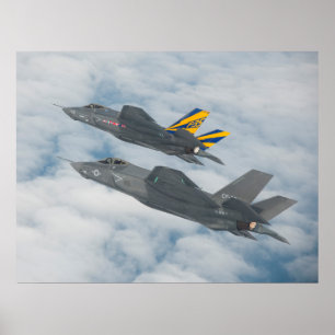 F-35C bliksem II Poster