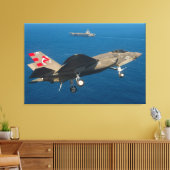 F-35C LICHTING II 32x48 Canvas Afdruk (Insitu (Woonkamer))