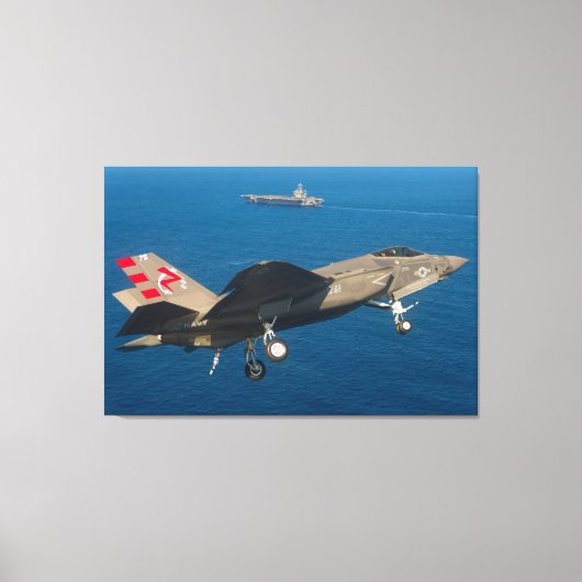 F-35C LICHTING II 32x48 Canvas Afdruk (Voorkant)