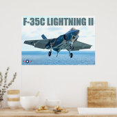 F-35C LICHTING II POSTER (Keuken)