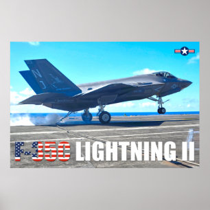 F-35C LICHTING II POSTER