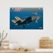 F-35C LICHTING II POSTER (Keuken)