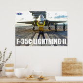 F-35C LIGHTNING II POSTER (Keuken)