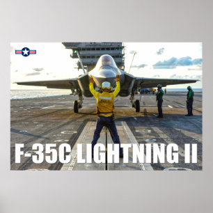 F-35C LIGHTNING II POSTER