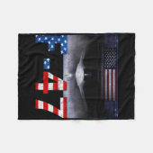 F-47 USA Superpower Dominance, F47 Vliegtuig Fleece Deken (Voorkant (Horizontaal))