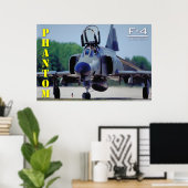 F-4 FANTOM POSTER (Thuiskantoor)
