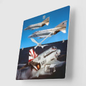 F-4 FANTOM VIERKANTE KLOK (Hoek)