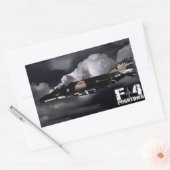 F-4-fantoom II Rechthoekige Sticker (Envelop)