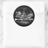 F-4-fantoom II Ronde Sticker (Tas)