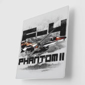 F-4-fantoom II Vierkante Klok (Hoek)