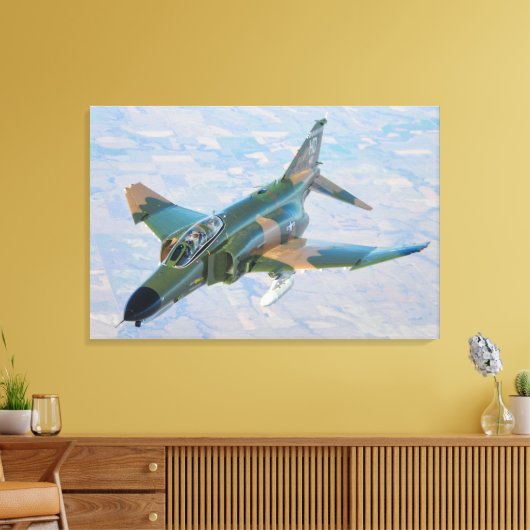 F-4 PHANTOM 24x36 Canvas Afdruk (Insitu (Woonkamer))