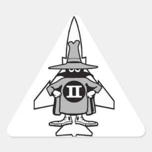 F-4 Phantom Spook Driehoek Sticker