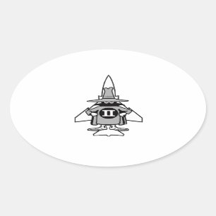 F-4 Phantom Spook Ovale Sticker