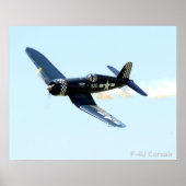 F-4U Corsair-poster Poster (Voorkant)