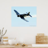 F-4U Corsair-poster Poster (Keuken)