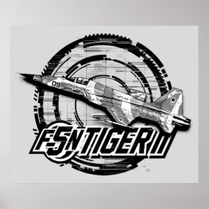 F-5N tijger II Poster